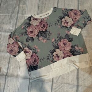 Size L Pink Coconut Floral print.